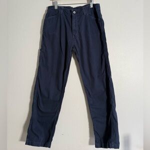 Birdwell Beach Britches Navy Cotton Twill Carpenter Pants Men’s Sz 33